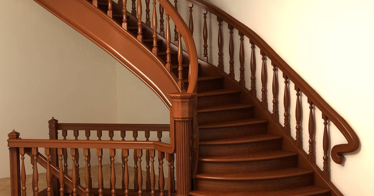 Деревянная лестница на тетивах – каталог, цены, фото