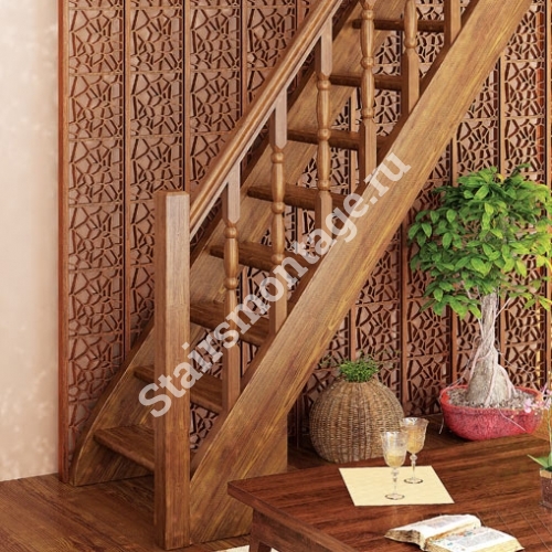 Деревянные лестницы на второй этаж цены