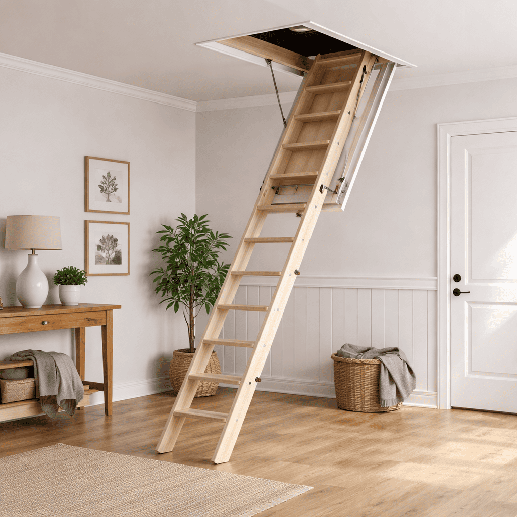 Раздвижная лестница.png Чердачная лестница