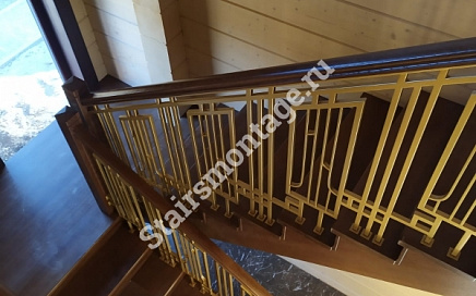 Лестница из дуба № 147