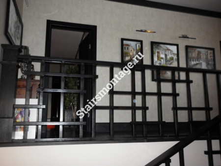 П-образная лестница с поворотом на 180 градусов № 190