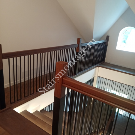 Лестница с поворотом на 180 градусов через площадку № 180