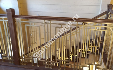 Лестница из дуба № 147