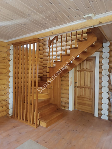 Лестница березы и сосны без сучков № 223