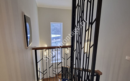 Отделка бетонной лестницы в СНТ Сельский Труженик