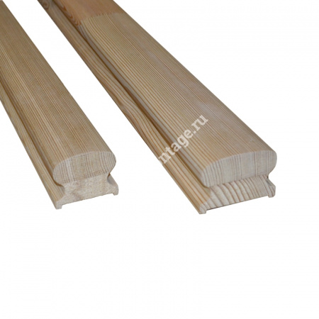 Поручни из лиственницы категории Экстра Поручни из лиственницы категории Экстра