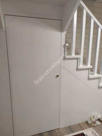 Лестница с поворотом 90 градусов № 191