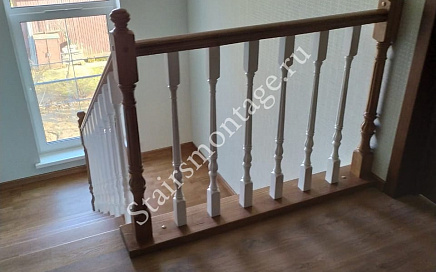 Отделка бетонной лестницы в п. Снегири