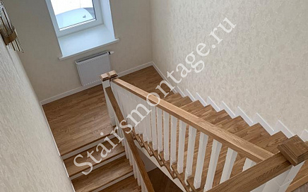 Отделка бетонной лестницы