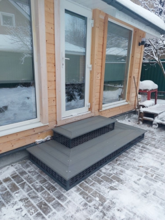 Лестница для улицы № 7 без перил