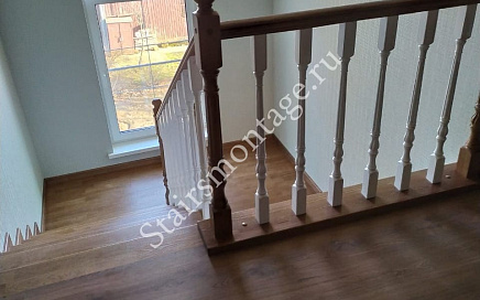 Отделка бетонной лестницы в п. Снегири