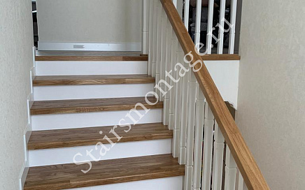 Отделка бетонной лестницы