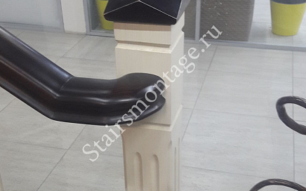 Отделка бетонной лестницы в КП Лосиный Парк