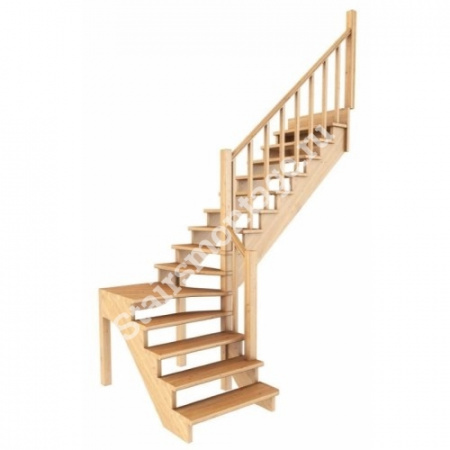 Лестница Г-образная К-031м/2 из сосны