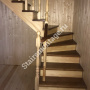 Лестница № 79 из лиственницы и сосны