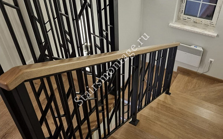 Отделка бетонной лестницы в СНТ Сельский Труженик