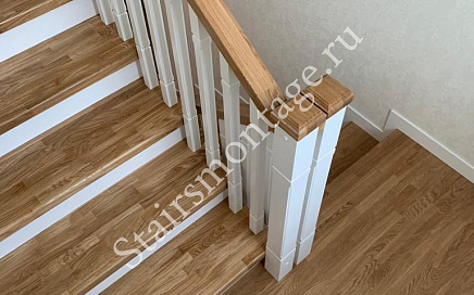 Отделка бетонной лестницы