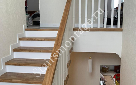 Отделка бетонной лестницы