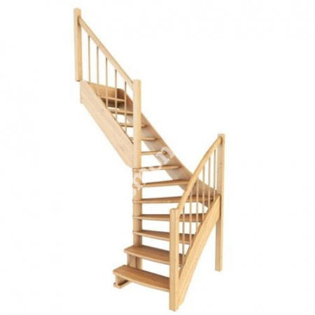 Лестница Г-образная ЛС-09м/2 из сосны