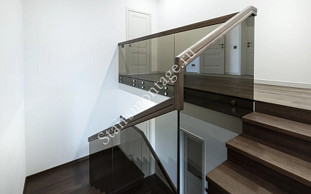 Отделка бетонной лестницы в Голицыно