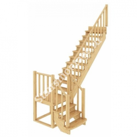 Лестница Г-образная К-022м из сосны