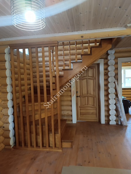 Лестница березы и сосны без сучков № 223