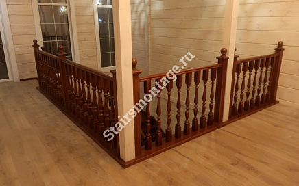 Лестница из дуба № 144