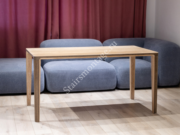 Стол обеденный из массива дуба с патиной