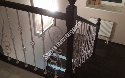 Отделка бетонной лестницы № 162 Отделка бетонной лестницы № 162