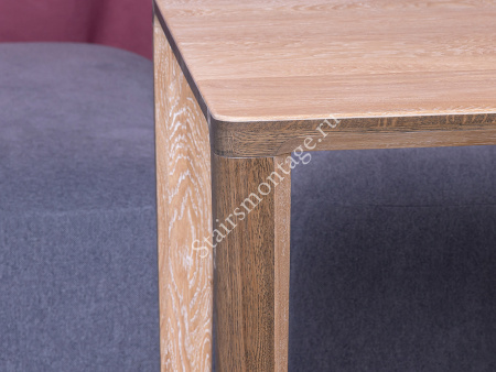 Стол обеденный из массива дуба с патиной