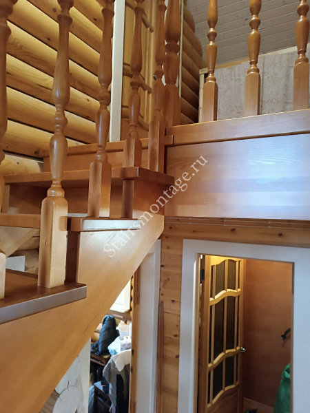 Лестница березы и сосны без сучков № 223