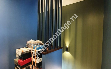 Отделка бетонной лестницы № 148